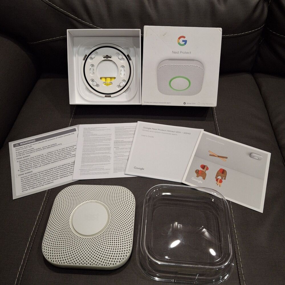 Google Nest Protect Smoke and Carbon Monoxide Detector Wired Model Expired 7/25